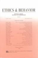 Cover of: Ethics in Cyberspace: A Special Issue of ethics & Behavior