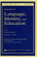 Cover of: (Re)constructing Gender in a New Voice: A Special Issue of the Journal of Language, Identity, and Education