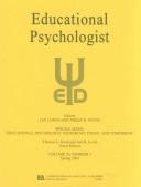 Cover of: Educational Psychology: Yesterday, Today, and Tomorrow: A Special Issue of Educational Psychologist (Educational Psychologist, Vol 36, Number 2)