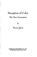 Cover of: Deception of Color | Wendy Black