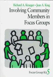 Cover of: Involving Community Members in Focus Groups (Focus Group Kit)