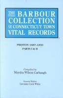 Cover of: The Barbour Collection of Connecticut Town Vital Records. Volume 35 by Lorraine Cook White, Marsha Wilson Carbaugh