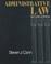 Cover of: Administrative law