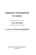 Cover of: Foreign Enterprise in Japan (Studies in foreign investment and economic development)