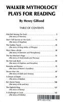Cover of: The Reader's Theatre of Mythology Plays