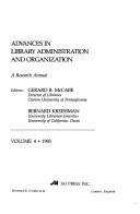 Advances in Library Administration and Organization by Gerard B. McCabe