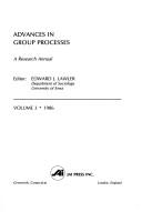 Cover of: Advances in Group Processes by Edward J. Lawler