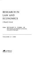 Cover of: Research in Law and Economics by Richard O. Zerbe