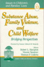 Cover of: Substance Abuse, Family Violence and Child Welfare by 