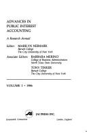 Advances in Public Interest Accounting by Marilyn Neimark