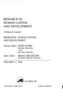 Cover of: Research in Human Capital and Development: Migration Theory, Human Capital and Development (Research in Human Capital and Development)