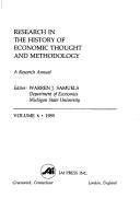 Cover of: Research in the History of Economic Thought and Methodology by Warren J. Samuels