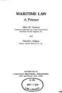 Cover of: Maritime law: A primer