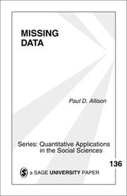 Cover of: Missing Data (Quantitative Applications in the Social Sciences)