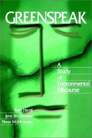 Cover of: Greenspeak by Rom Harr&eacute;, Jens Brockmeier, Peter Mulhausler