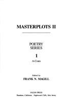 Cover of: Masterplots II: Poetry Series A-Conn (MASTERPLOTS, 1)