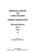 Cover of: Critical Survey of Long Fiction: Authors and Essays 3473-3892 Wet-Z (English Language)