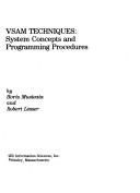 Cover of: VSAM Techniques: System Concepts & Programming Procedures