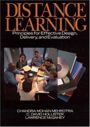 Cover of: Distance Learning by Chandra Mehrotra, Chandra Mohan Mehrotra, C . David Hollister, Lawrence McGahey, Chandra Mohan Mehrotra, C . David Hollister, Lawrence McGahey