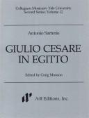 Cover of: Guilo Caesare in Egitto (Collegium Musicum,)