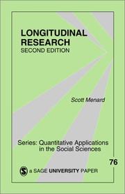 Cover of: Longitudinal Research