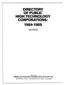 Cover of: Directory of Public High Technology Corporations