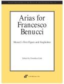Cover of: Arias For Francesco Benucci: Mozart's First Figaro And Guglielmo (Recent Researches in the Music of the Classical Era)