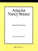 Cover of: Arias for Nancy Storace: Mozarts First Susanna (Recent Researches in the Music of the Classical Era)