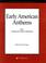 Cover of: Early American Anthems: Part 1