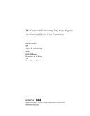 Cover of: The Guatemala Community Day Care Program: An Example of Effective Urban Programming