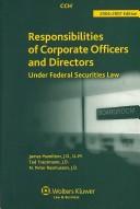 Cover of: Responsibilities of Corporate Officers and Directors (2006-2007)