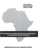 Cover of: Demand-Side Constraints & Structural Adjustment in Sub-Saharan African Countries