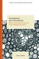Cover of: Difference and Givenness: Deleuze's Transcendental Empiricism and the Ontology of Immanence (Topics in Historical Philosophy)