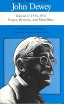 Cover of: John Dewey by John Dewey