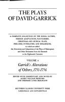 Cover of: The Plays of David Garrick, Volume 6 by David Garrick