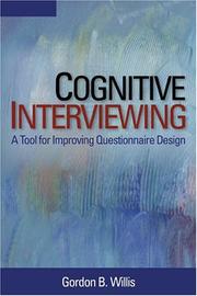 Cognitive Interviewing by Gordon B. Willis