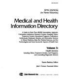 Cover of: Medical and Health Information Directory by Karen Backus