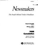 Cover of: Newsmakers 1988 by Peter M. Gareffa