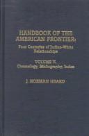 Cover of: Handbook of the American Frontier, Vol. V: Chronology, Bibliography, Index