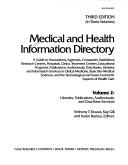 Cover of: Medical and Health Info Dir by Anthony Thomas Kruzas