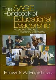 Cover of: The SAGE Handbook of Educational Leadership by Fenwick W. English