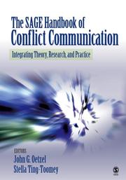 Cover of: The SAGE handbook of conflict communication by John G. Oetzel, Stella Ting-Toomey