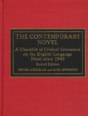 The Contemporary Novel by Adelman Irving