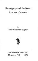Cover of: Hemingway and Faulkner by Linda Wagner-Martin