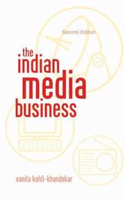 Cover of: The Indian Media Business (Response Books) by Vanita Kohli