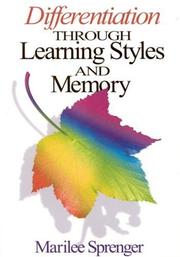 Cover of: Differentiation Through Learning Styles and Memory