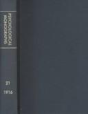 Cover of: Psychological Monographs by James Rowland Angell