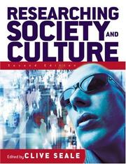 Cover of: Researching society and culture by edited by Clive Seale.