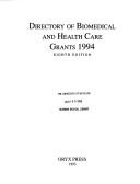 Cover of: Dir Biomedical & Hlth Care Grants 1994