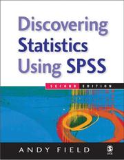 Cover of: Discovering statistics using SPSS: (and sex, drugs and rock 'n' roll)